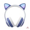 NEW AURICULAR CAT LUCES NEON ,BLUETOOTH 5.0 lila AURICULAR CAT LUCES NEON ,BLUETOOTH 5.0