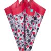 Paraguas mujer 61/8 aut. Flores antiviento microf.