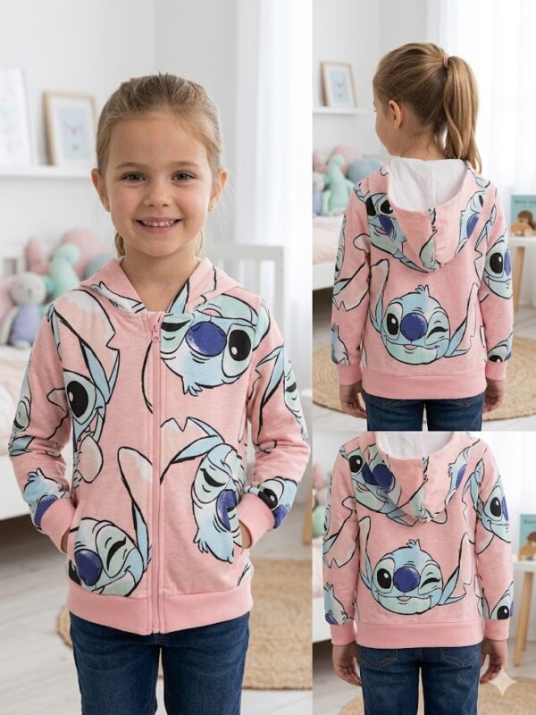 sudadera-stitch-capucha Sudadera capucha Stitch Disney
