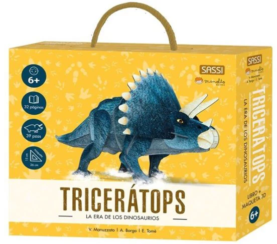 Triceratops la era de los dinosaurios - Manolito Books