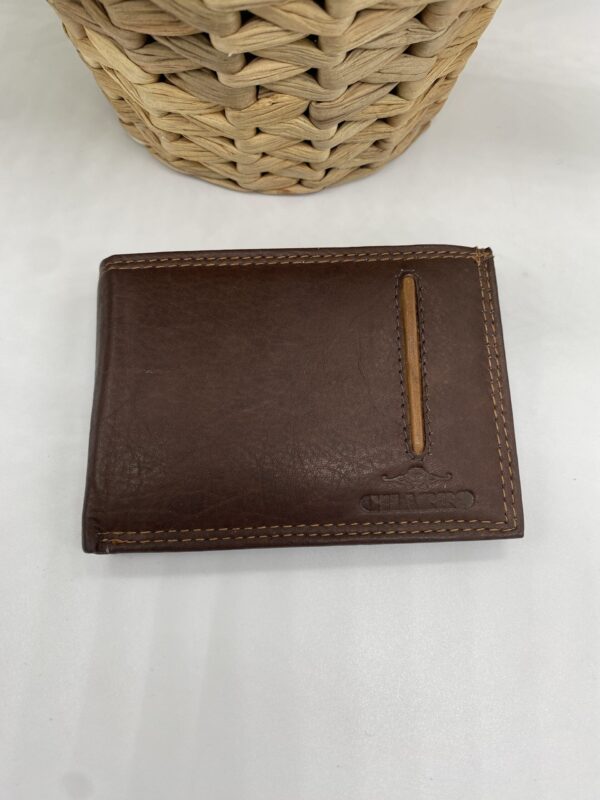 Cartera piel Charro pespuntes