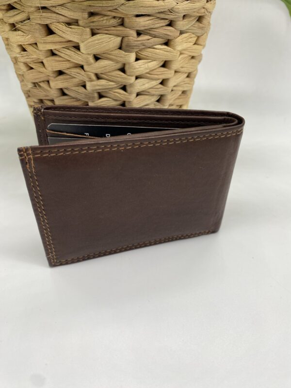 Cartera piel Charro pespuntes