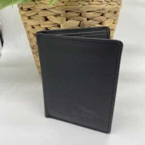 Cartera/tarjetero piel negro Jaguar