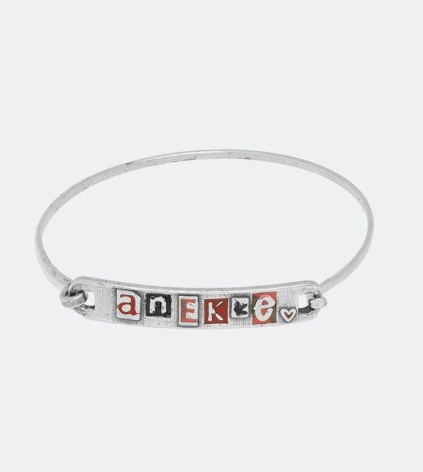 Pulsera rígida Runa plata - Anekke