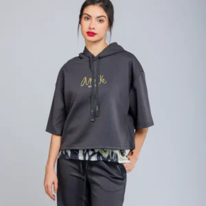 Sudadera con capucha gris Sudadera con capucha gris - Anekke