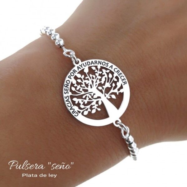Pulsera árbol de la vida "para mi seño "