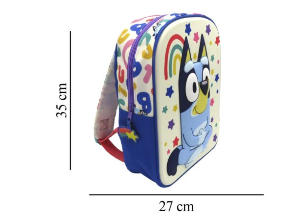 Bluey Mochila de 30 cm Eva 3D - Rainbow4 Bluey Mochila de 30 cm Eva 3D - Rainbow