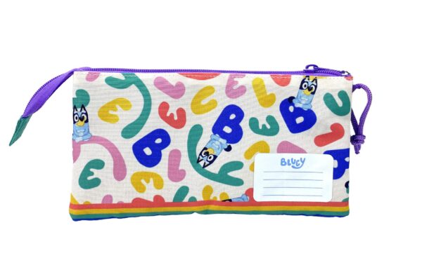 Bluey Portatodo Triple - Rainbow