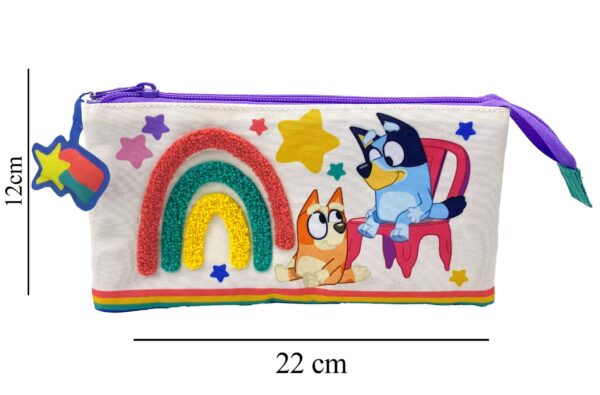 Bluey Portatodo Triple - Rainbow