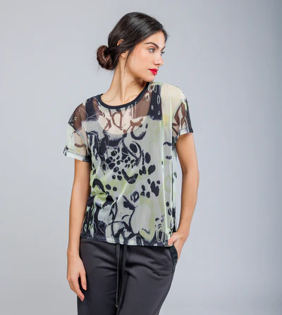 CAMISETA MANGA CORTA ESTAMPADA TOWANDA - Anekke