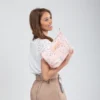 NECESER DE PLAYA GRANDE ESTAMPADO ROSA - Anekke
