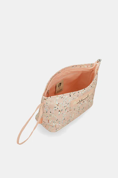 NECESER DE PLAYA GRANDE ESTAMPADO ROSA - Anekke