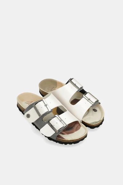 SANDALIAS BIO BLANCAS LUNARES - Anekke