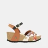 SANDALIAS CUÑA BIO TIRAS CUERO SANDALIAS CUÑA BIO TIRAS CUERO - Anekke
