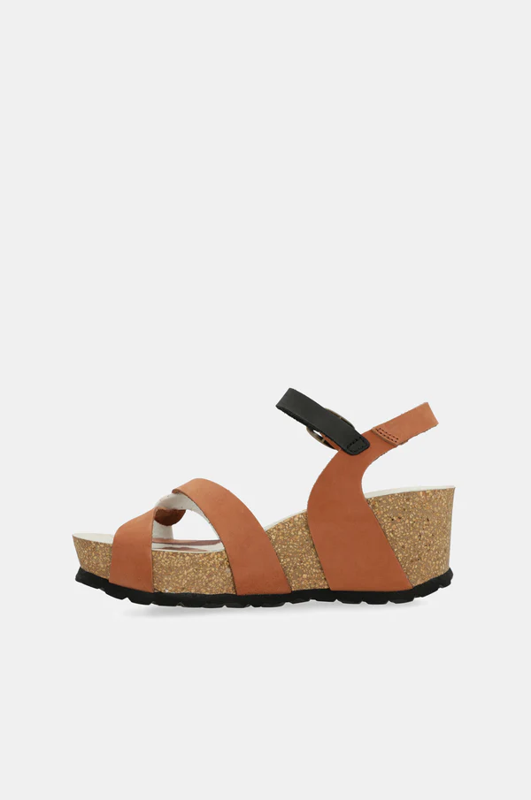 SANDALIAS CUÑA BIO TIRAS CUERO1 SANDALIAS CUÑA BIO TIRAS CUERO - Anekke