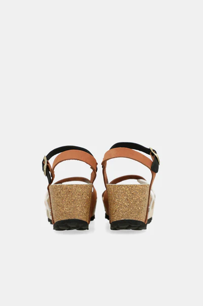 SANDALIAS CUÑA BIO TIRAS CUERO2 SANDALIAS CUÑA BIO TIRAS CUERO - Anekke