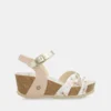 SANDALIAS DE CUÑA BIO TIRAS BLANCAS SANDALIAS DE CUÑA BIO TIRAS BLANCAS-Anekke