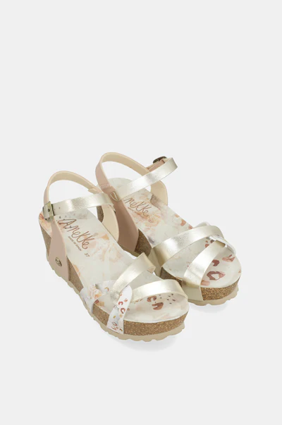 SANDALIAS DE CUÑA BIO TIRAS BLANCAS4 SANDALIAS DE CUÑA BIO TIRAS BLANCAS-Anekke