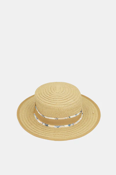 SOMBRERO DE RAFIA BEIGE - Anekke