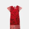 VESTIDO MANGA CORTA ROJO VESTIDO MANGA CORTA ROJO - Anekke
