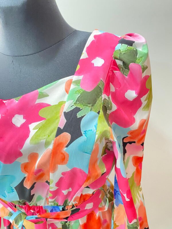 Vestido Patricia 1 Vestido Midi "Amanecer Tropical"
