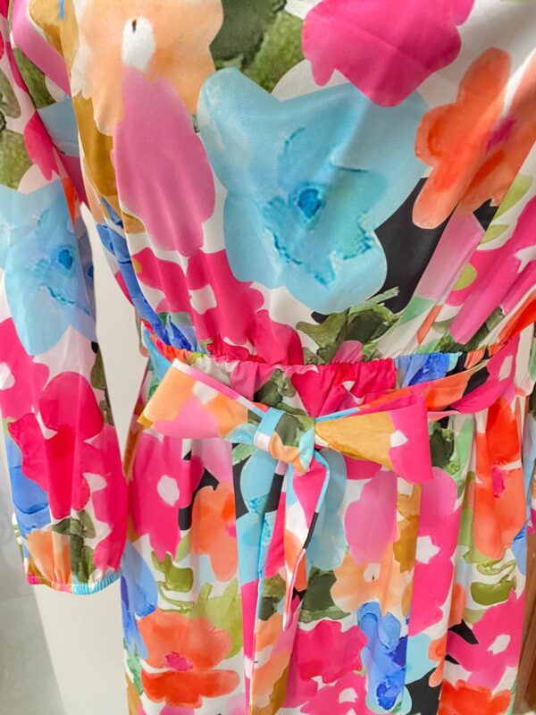 Vestido Patricia 2 Vestido Midi "Amanecer Tropical"