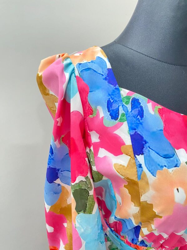 Vestido Patricia 3 Vestido Midi "Amanecer Tropical"