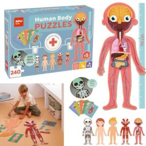 PUZZLE APLI 240 PZ CUERPO HUMANO