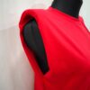 Vestido Elástico con Hombreras Doble Abertura Lateral