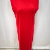 Vestido Elástico con Hombreras Doble Abertura Lateral