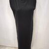 Vestido Elástico con Hombreras Doble Abertura Lateral