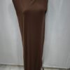 Vestido Elástico con Hombreras Doble Abertura Lateral