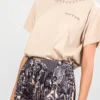 Camiseta manga corta beige Studio - Anekke