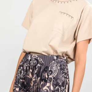 Camiseta manga corta beige Studio1 Camiseta manga corta beige Studio - Anekke