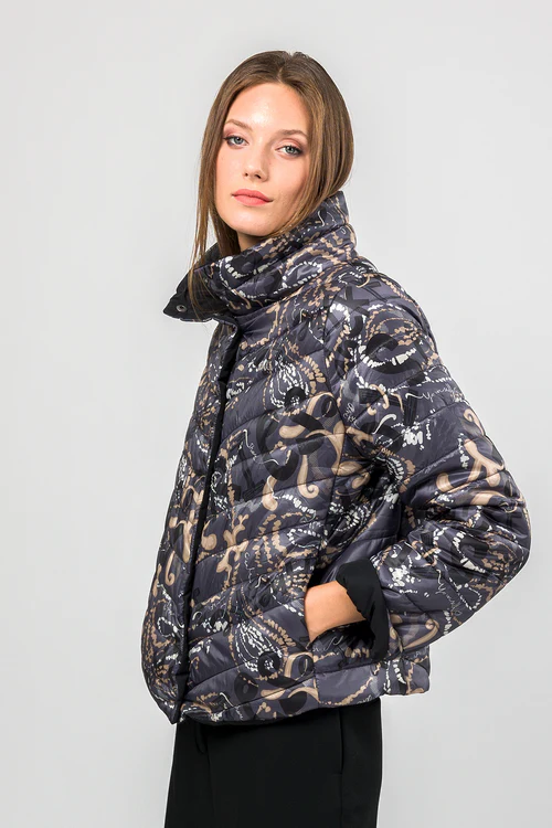 Chaqueta reversible gris - Anekke