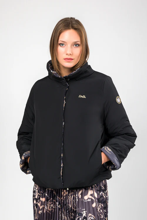 Chaqueta reversible gris - Anekke