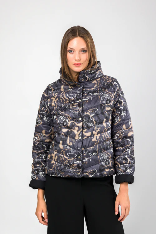Chaqueta reversible gris - Anekke