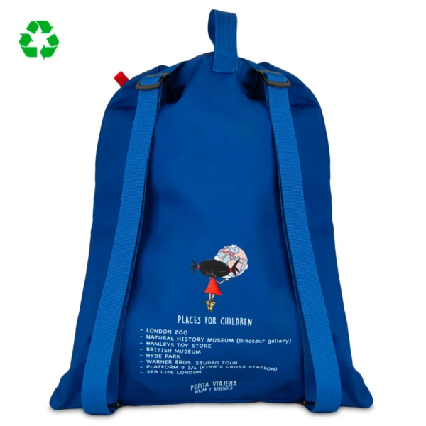 Mochila saco infantil Londres - Pepita Viajera