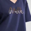 CAMISETA MANGA CORTA AZUL CON LOGO2 CAMISETA MANGA CORTA AZUL CON LOGO - Anekke