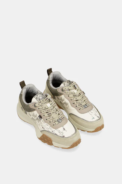 DEPORTIVOS BEIGE ESTAMPADOS4 DEPORTIVOS BEIGE ESTAMPADOS - Anekke