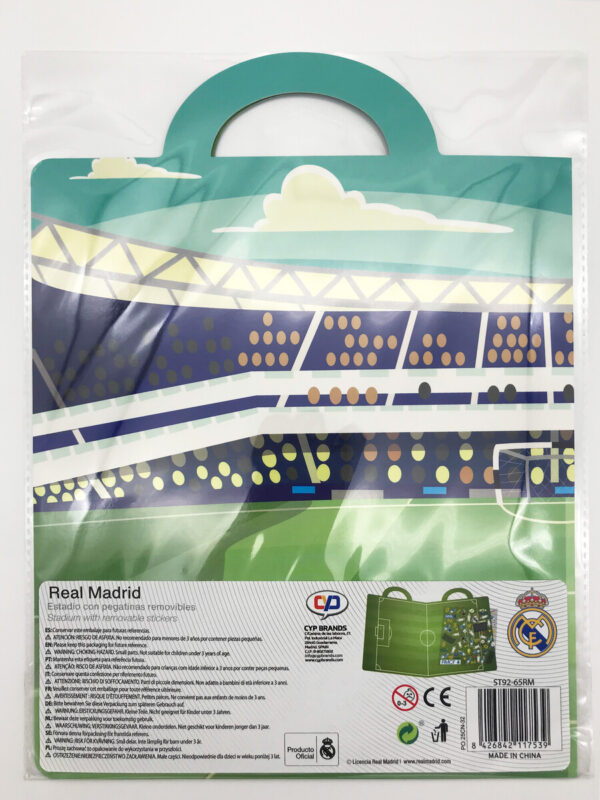 Real Madrid Libro de Pegatinas Estadio 3D Reutilizables
