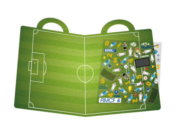 Real Madrid Libro de Pegatinas Estadio 3D Reutilizables