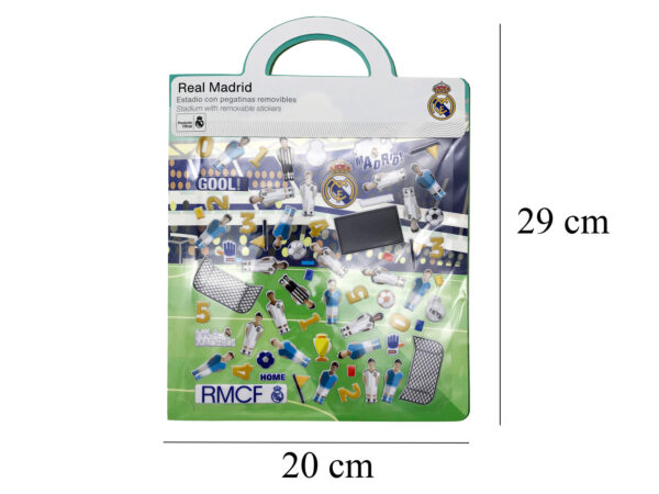 Real Madrid Libro de Pegatinas Estadio 3D Reutilizables