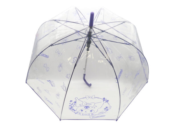 Paraguas Manual Adulto Transp. Burbuja 57 cm Sanrio Kuromi