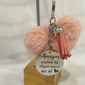 Llavero amigas corazón
