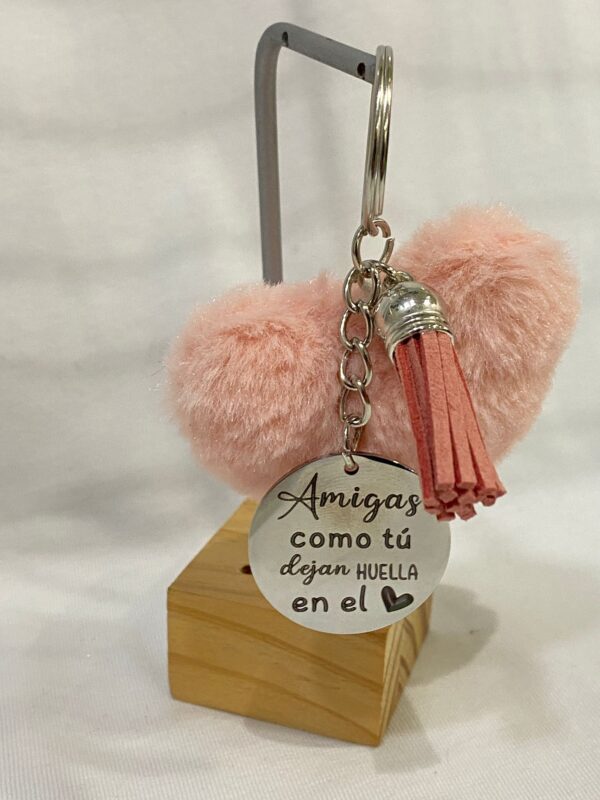 Llavero amigas corazón