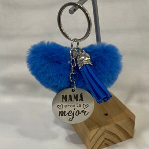 mama-azul Llavero mamá eres la mejor