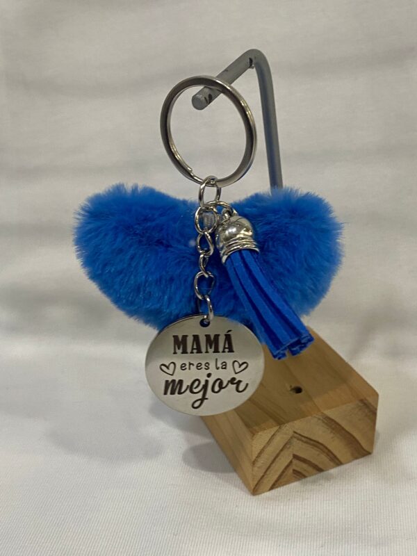 mama-azul Llavero mamá eres la mejor