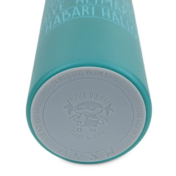 Botella Térmica Saludos Aguamarina