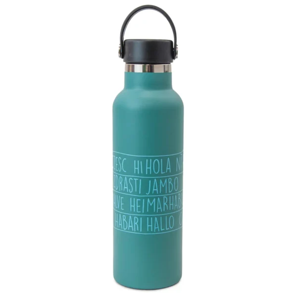 Botella Térmica Saludos Aguamarina
